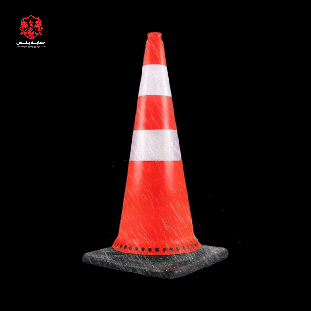 قمع مرور مطاطي